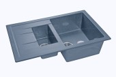 GRANFEST Мойка QUADRO 775KL  1,5-чаши+крыло 765*495мм графит арт.GF- GRANFEST Мойка QUADRO 775KL  1,5-чаши+крыло 765*495мм графит арт.GF-