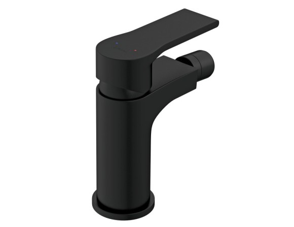 Смеситель для биде BRASKO BLACK однорычажный черный