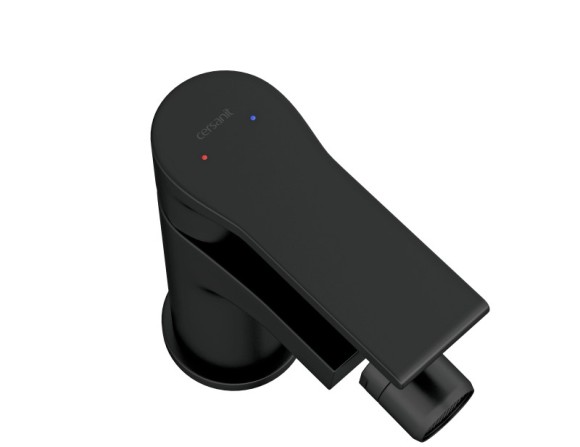 Смеситель для биде BRASKO BLACK однорычажный черный