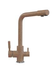 Смеситель кухонный POLYGRAN Высокий Дуо (Терракот №307) Смеситель кухонный POLYGRAN Высокий Дуо (Терракот №307)