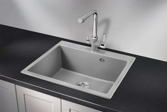 6001, АЛЮМИНИУМ, кухонная мойка, кварц