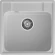 GRANFEST Мойка QUARZ 48  1-чаша 480*480мм серый арт.GF-Z-