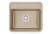 5601, БЕЖЕВЫЙ, кухонная мойка, СтандАРТ кварц