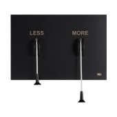 Панель механическая двойная OLI LESS IS MORE, металл черный Панель механическая двойная OLI LESS IS MORE, металл черный