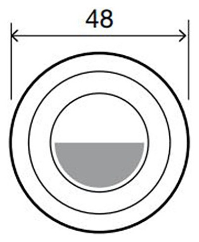 Кнопка смыва пневматическая OLI Sphera-, хром глянец