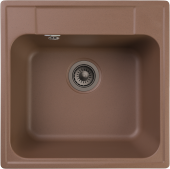 GRANFEST Мойка QUARZ 48  1-чаша 480*480мм терракот арт.GF-Z-