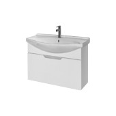 Тумба LAGUNA, 75 см, подвесная, 1 ящик, белый глянец Тумба LAGUNA, 75 см, подвесная, 1 ящик, белый глянец