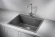 6001, ГРАФИТ (ЧЁРНО-СЕРЫЙ), кухонная мойка, кварц