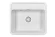 5601, БЕЛЫЙ, кухонная мойка, СтандАРТ кварц