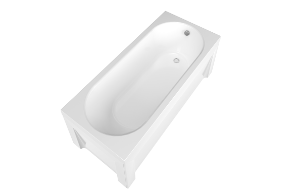 Комплект Акриловая ванна TIMO ROHA1770 170*70*580+каркас+слив-перелив+фронтальная панель+торцевая панель