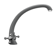 Смеситель Ulgran U-013-309, темно-серый