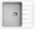 EWIGSTEIN Мойка ELEGANT 45F  1-чаша+крыло 580*480мм иней арт.EW-