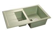 GRANFEST Мойка QUADRO 775KL  1,5-чаши+крыло 765*495мм салатовый арт.GF- GRANFEST Мойка QUADRO 775KL  1,5-чаши+крыло 765*495мм салатовый арт.GF-