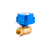 Шаровый кран 1" с электроприводом, 12V