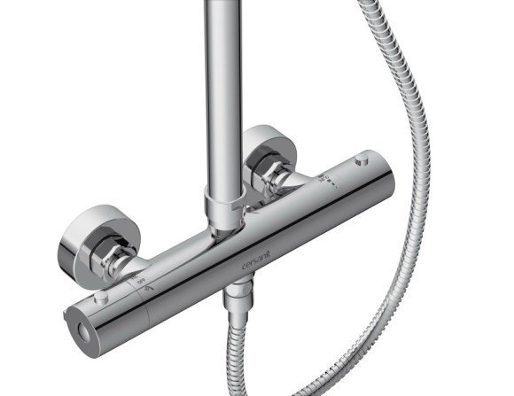 Душевая система BRASKO (смеситель термостатический) 3 режима шланг 150 металл