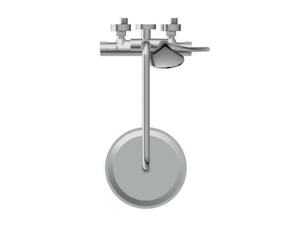 Душевая система BRASKO (смеситель термостатический) 3 режима шланг 150 металл