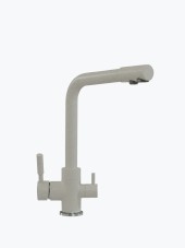 Смеситель кухонный POLYGRAN Высокий Дуо (Серый №14) Смеситель кухонный POLYGRAN Высокий Дуо (Серый №14)