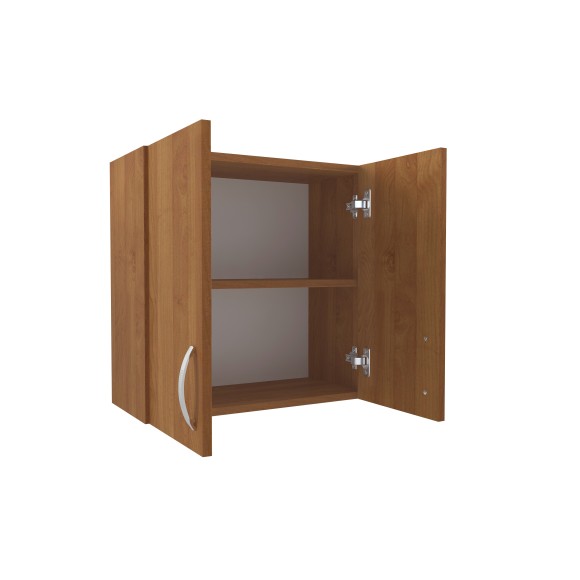 600 Шкаф навесной для посуды с полкой - ольха