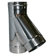 Тройник-К 135` (нерж. сталь 0,5мм) Ф135