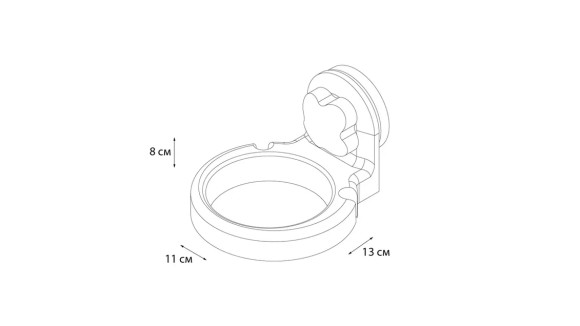 Держатель для фена Grampus Element, GR-3403, белый
