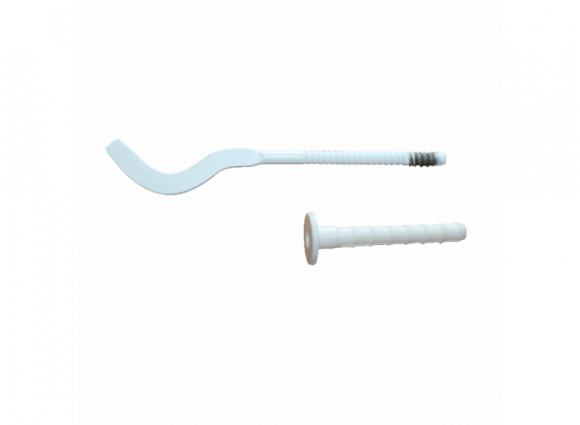 Кронштейн штыревой круглый с дюбелем 9x300мм