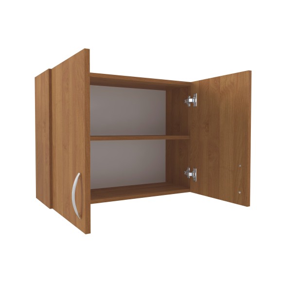 800 Шкаф навесной для посуды с полкой - ольха