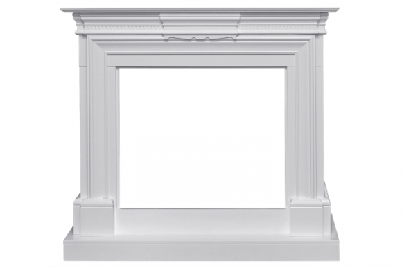 Портал Royal Flame Chelsea - Белый (Ширина 1350 мм)
