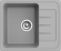 EWIGSTEIN Мойка ELEGANT 45F  1-чаша+крыло 580*480мм серый металлик арт.EW-