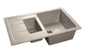 GRANFEST Мойка QUADRO 775KL  1,5-чаши+крыло 765*495мм серый арт.GF- GRANFEST Мойка QUADRO 775KL  1,5-чаши+крыло 765*495мм серый арт.GF-