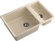 GRANFEST Мойка LEVEL 760K  1,5-чаши 760*500 бежевый арт.GF-