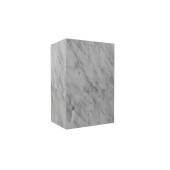 400 Шкаф навесной для посуды с полкой - белый мрамор 400 Шкаф навесной для посуды с полкой - белый мрамор