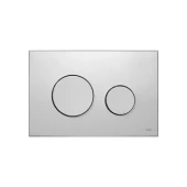 Кнопка смыва EvaGold 03, пластик круг белая для инсталляции EvaGold 400 и EvaGold 500 