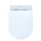 Сиденье ДП с доводчиком для унитаза SM9320 тонкое (подходит к SM9315) 