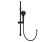 Душевой гарнитур NENO (стойка) 3 режима шланг 200 PVC черный