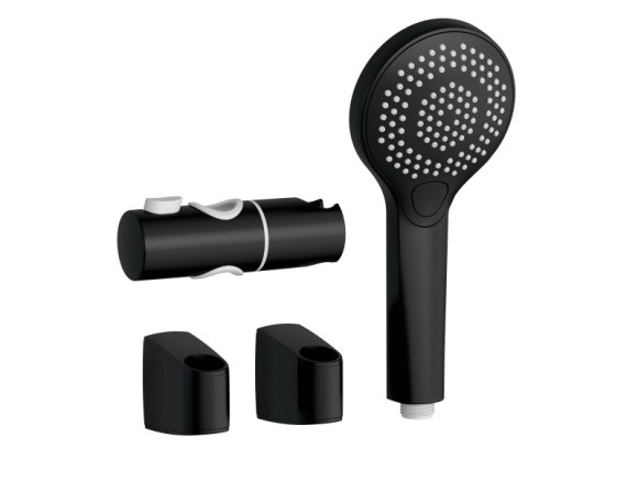 Душевой гарнитур NENO (стойка) 3 режима шланг 200 PVC черный