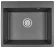 6001, ЧЁРНЫЙ, кухонная мойка, кварц