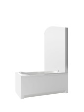 JY70 Душевое ограждение на ванну 80х130, прозрачное стекло JY70 Душевое ограждение на ванну 80х130, прозрачное стекло