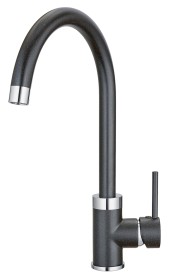 2125, ЧЁРНЫЙ, СМЕСИТЕЛЬ КУХОННЫЙ