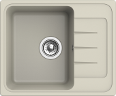 EWIGSTEIN Мойка ELEGANT 45F  1-чаша+крыло 580*480мм топаз арт.EW-