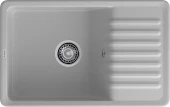 GRANFEST Мойка QUARZ 72  1-чаша+крыло 760*480мм серый арт.GF-ZW-