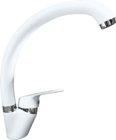 GRANFEST Смеситель для кухни боковой D-35мм иней арт.