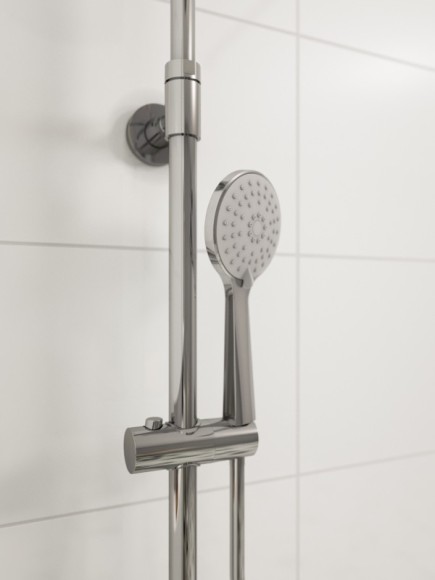 Душевая система ODRA (смеситель термостатический) 3 режима шланг 150 PVC