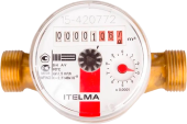 Счетчик для воды Itelma Ит.Г-15 бытовой, для горячей воды