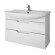 Тумба LAGUNA PLUS, 105 см, подвесная/напольная, 2 ящика, с опорами, белый глянец