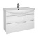 Тумба LAGUNA PLUS, 105 см, подвесная/напольная, 2 ящика, с опорами, белый глянец
