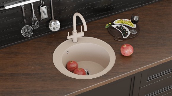 Кухонная мойка TOLERO Classic R-108 (№923 (Белый))