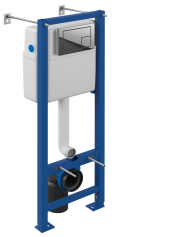 Инсталляция VECTOR 40 для унитаза механическая кнопка BLICK пластик белый