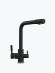 Смеситель кухонный TOLERO Высокий Дуо (Чёрный №911)