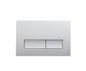 Кнопка смыва EvaGold 02, пластик прямоугольник хром для инсталляции EvaGold 400 и EvaGold 500 