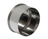 Заглушка (нерж. сталь 0,5мм) Ф160 внешняя Заглушка (нерж. сталь 0,5мм) Ф160 внешняя